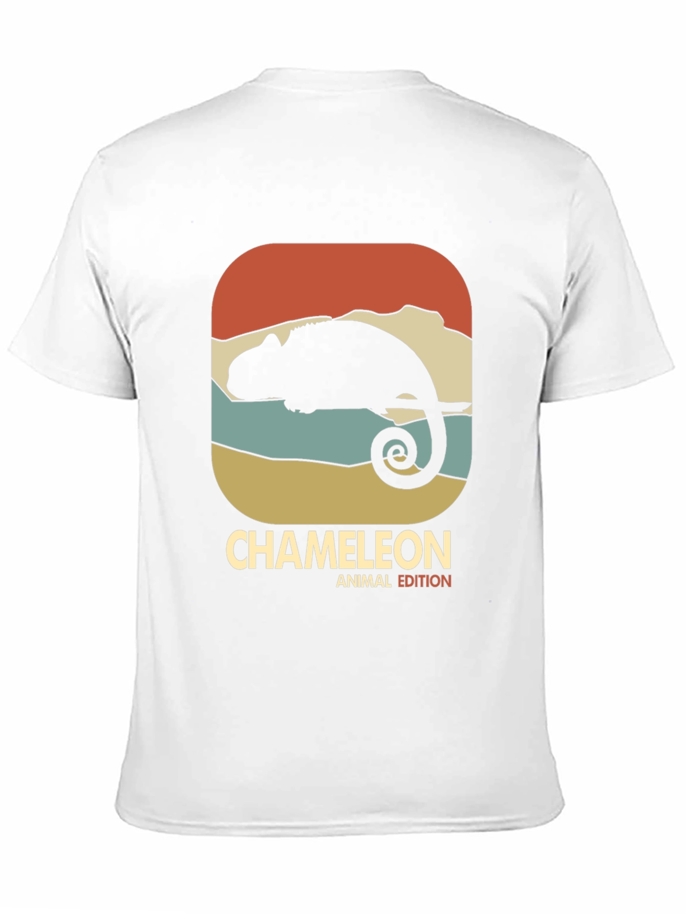 Retro Chameleon Animal Edition Graphic T-Shirt