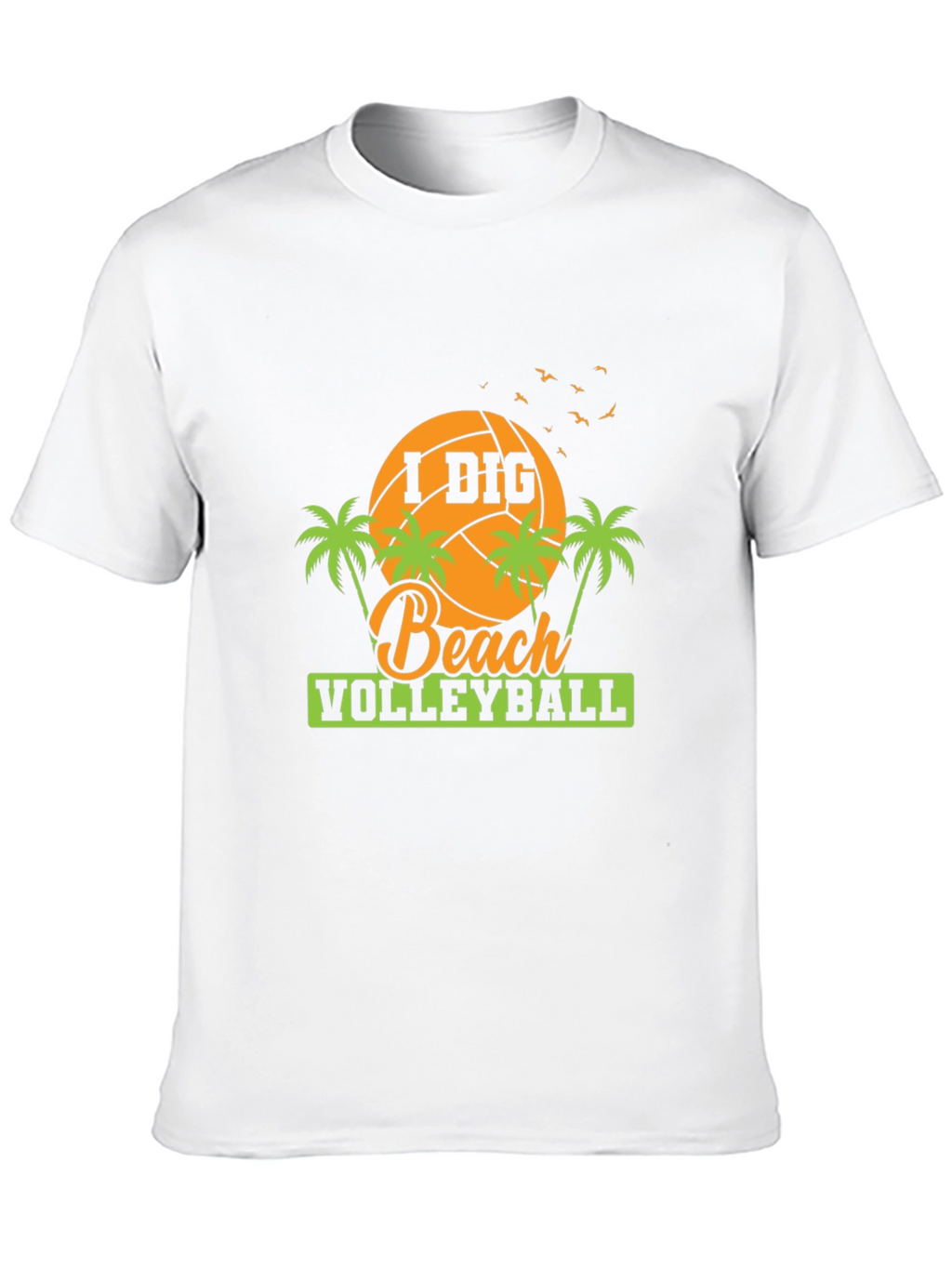 I Dig Beach Volleyball Graphic Tee