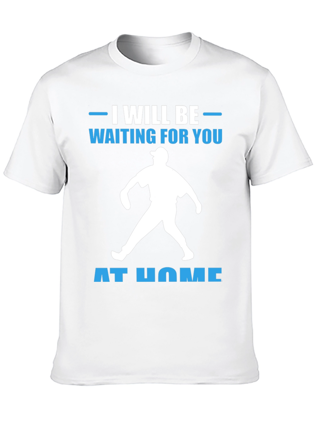 Waiting At Home Baseball T-Shirt