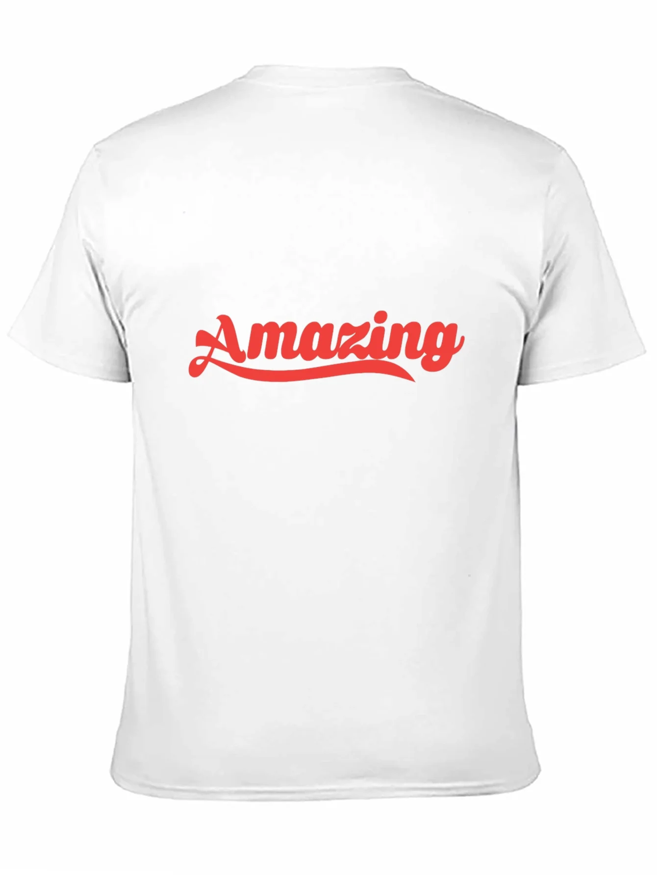 Amazing Graphic Tee - Black Cotton T-Shirt
