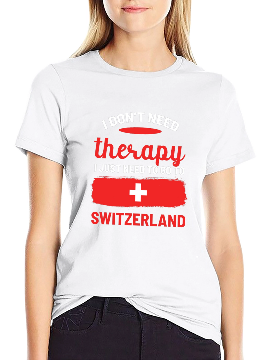 Switzerland Therapy T-Shirt - Travel Lover Tee