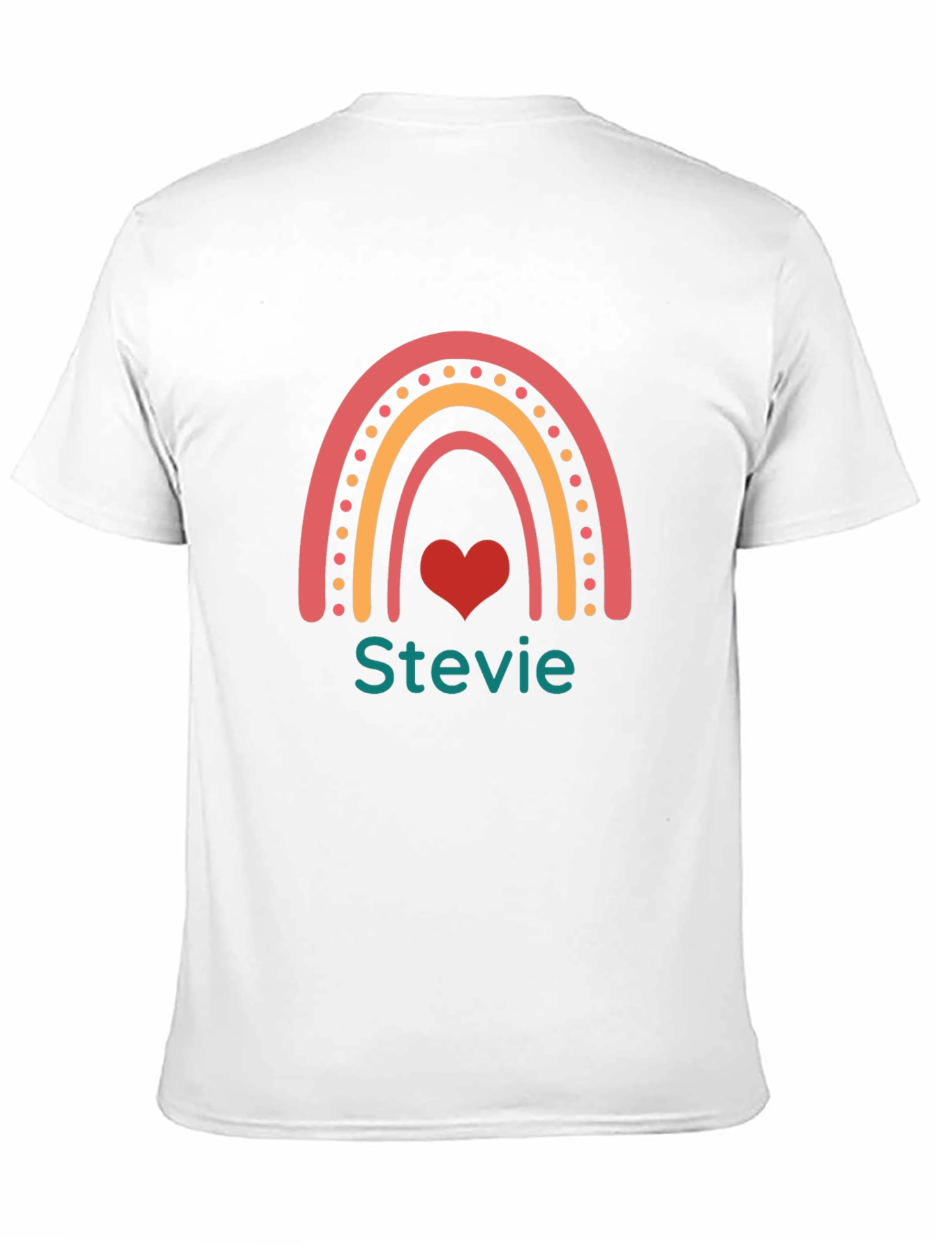 Rainbow Stevie Heart T-Shirt