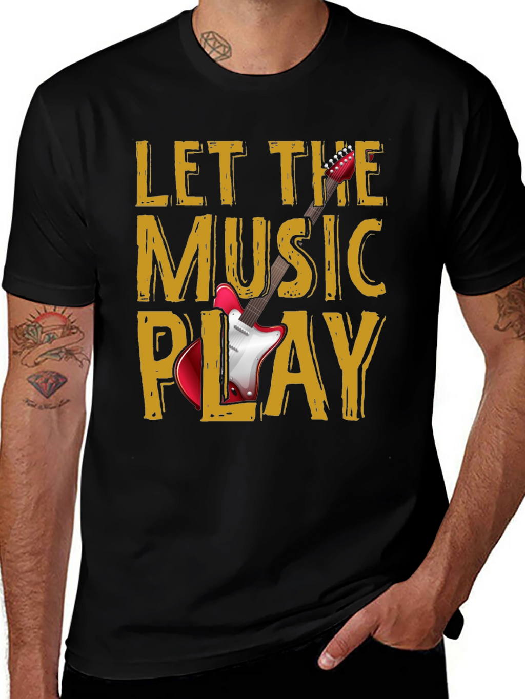 Let the Music Play Graphic T-Shirt