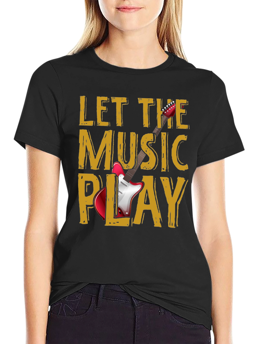 Let the Music Play Graphic T-Shirt