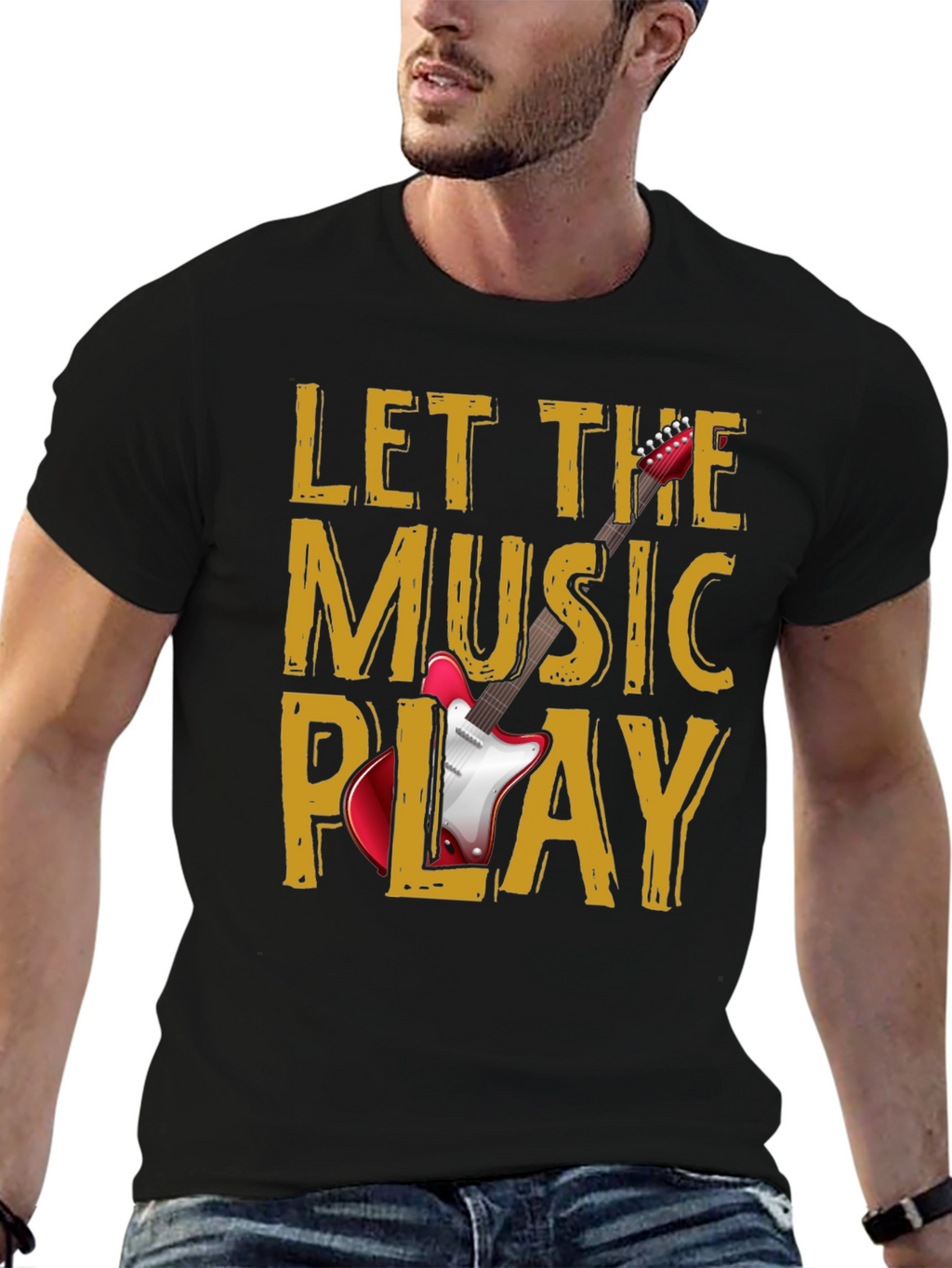 Let the Music Play Graphic T-Shirt