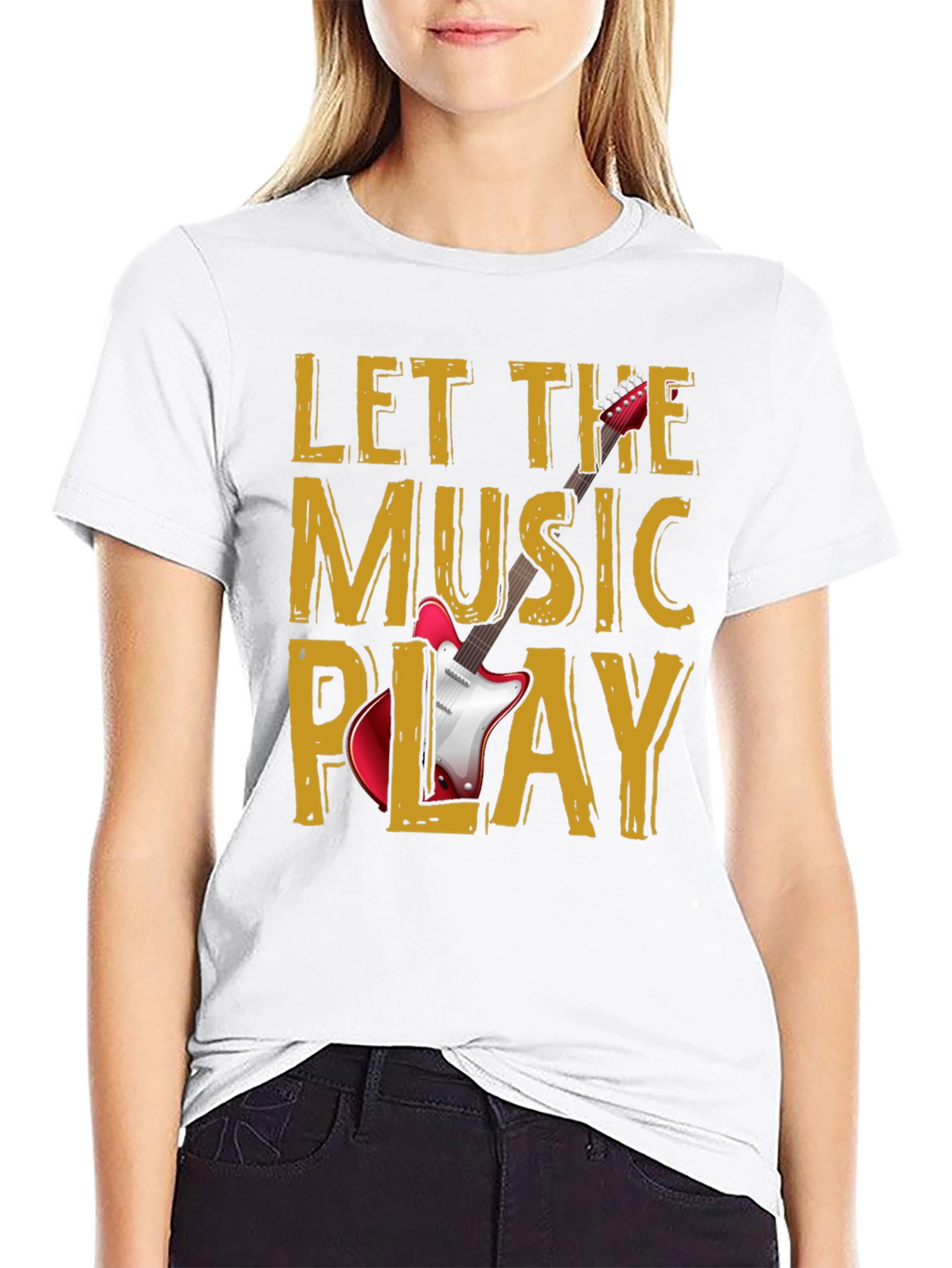 Let the Music Play Graphic T-Shirt