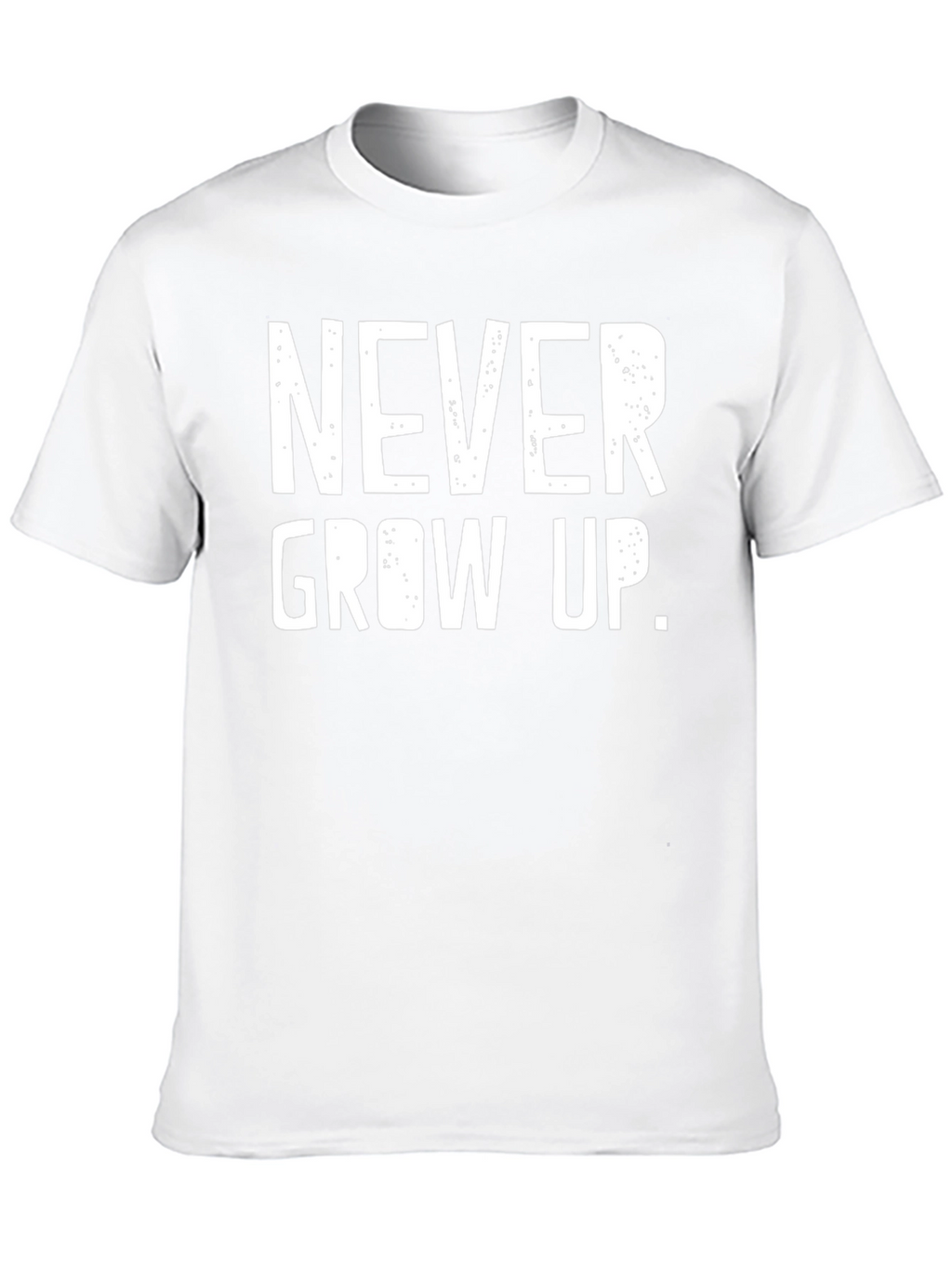 Never Grow Up Graphic Tee - Unisex Black T-Shirt