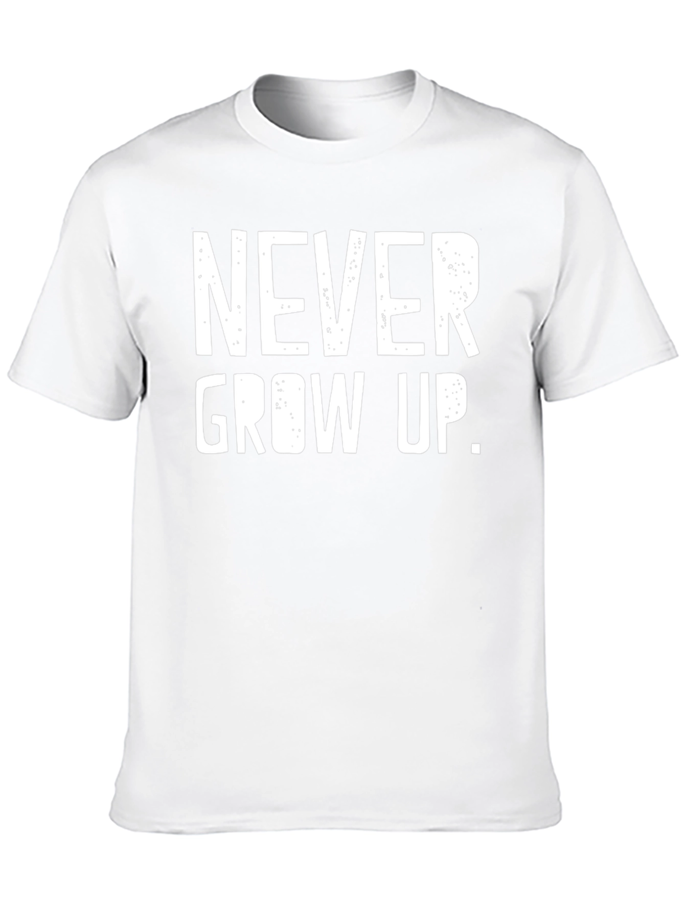 Never Grow Up Graphic Tee - Unisex Black T-Shirt