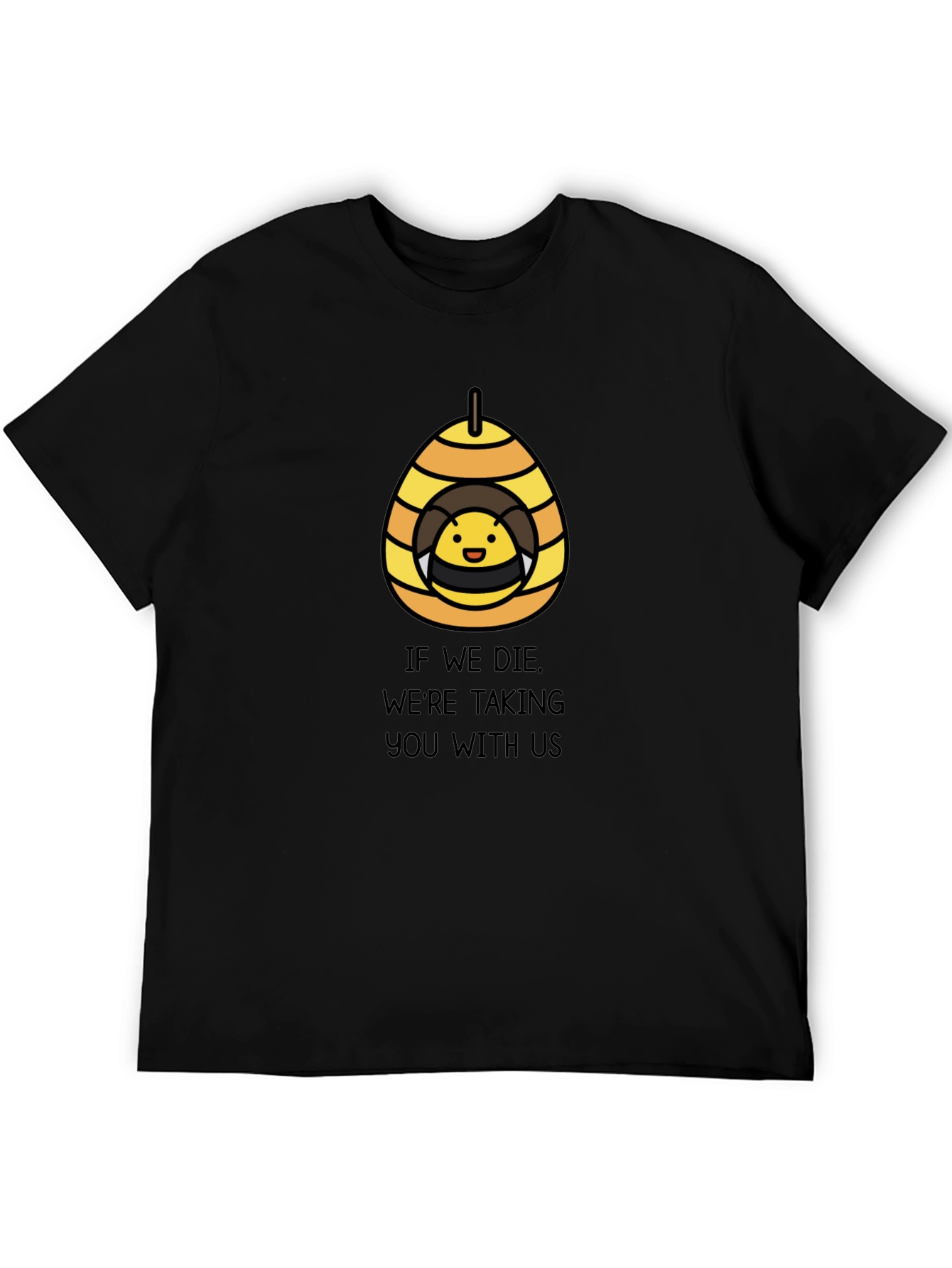 Bee Hive Threat T-Shirt - Funny Graphic Tee