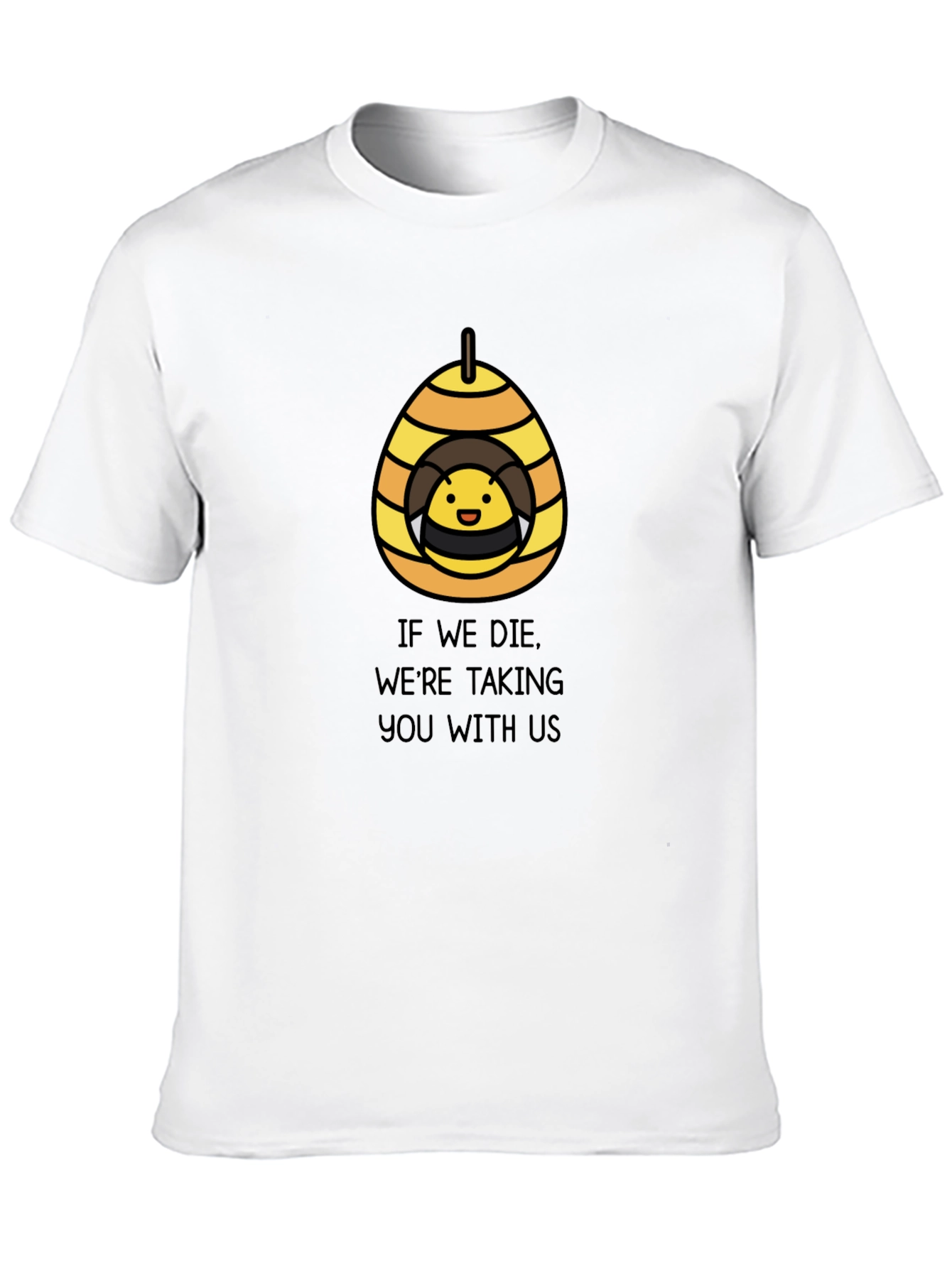Bee Hive Threat T-Shirt - Funny Graphic Tee
