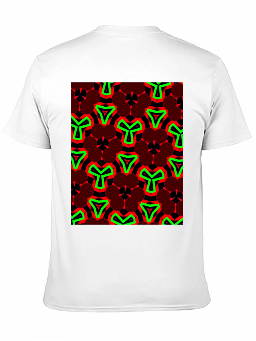 Bold Geometric Print T-Shirt - Eye-Catching Design