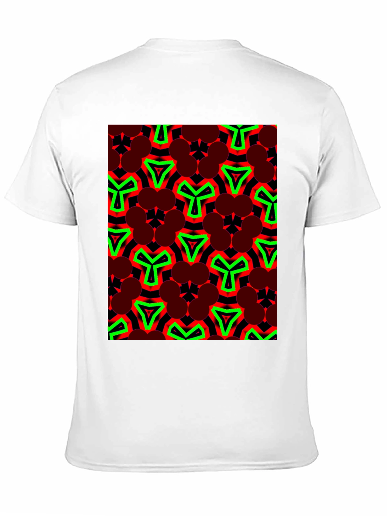 Bold Geometric Print T-Shirt - Eye-Catching Design