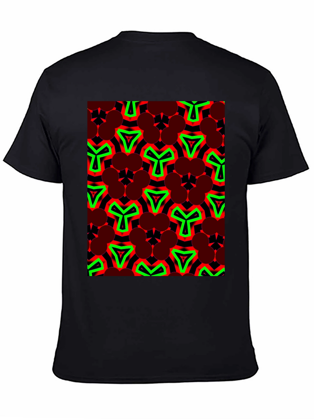 Bold Geometric Print T-Shirt - Eye-Catching Design