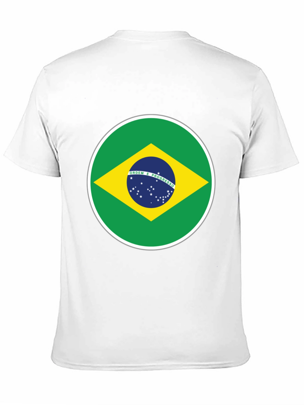 Brazil Flag Graphic T-Shirt - Black Cotton Tee