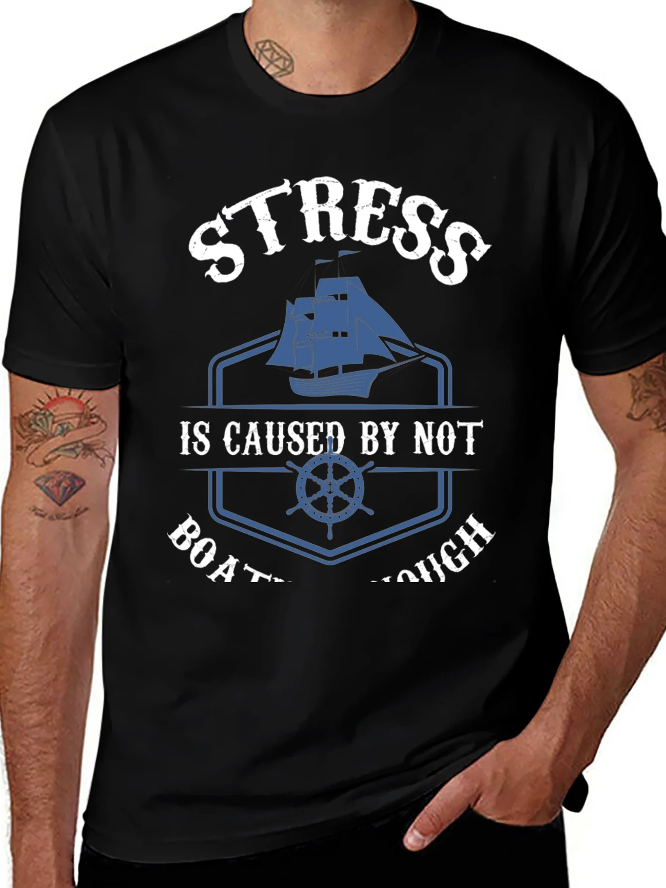 Stress Caused By Not Boating Enough T-Shirt