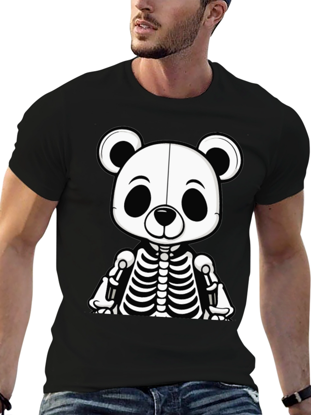 Skeleton Bear T-Shirt - Halloween
