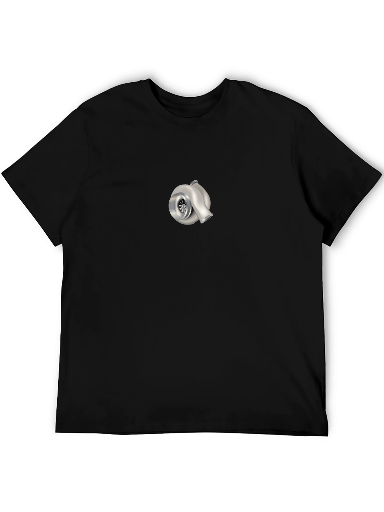 Turbocharged Cool T-Shirt - Black Cotton Blend
