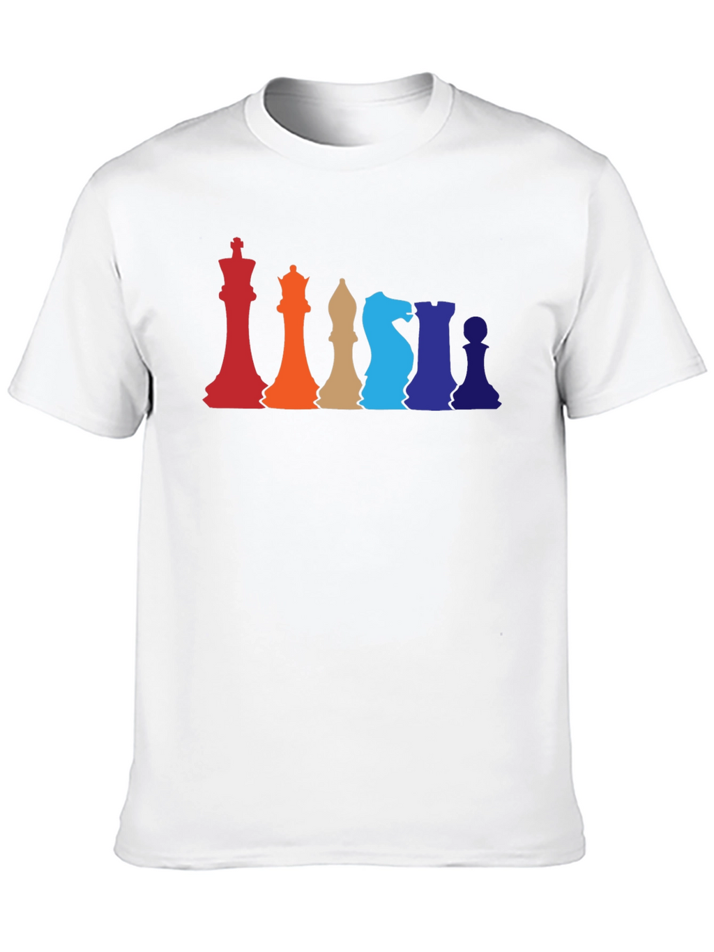 Colorful Chess Piece T-Shirt