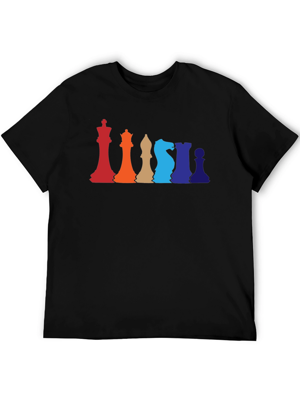 Colorful Chess Piece T-Shirt