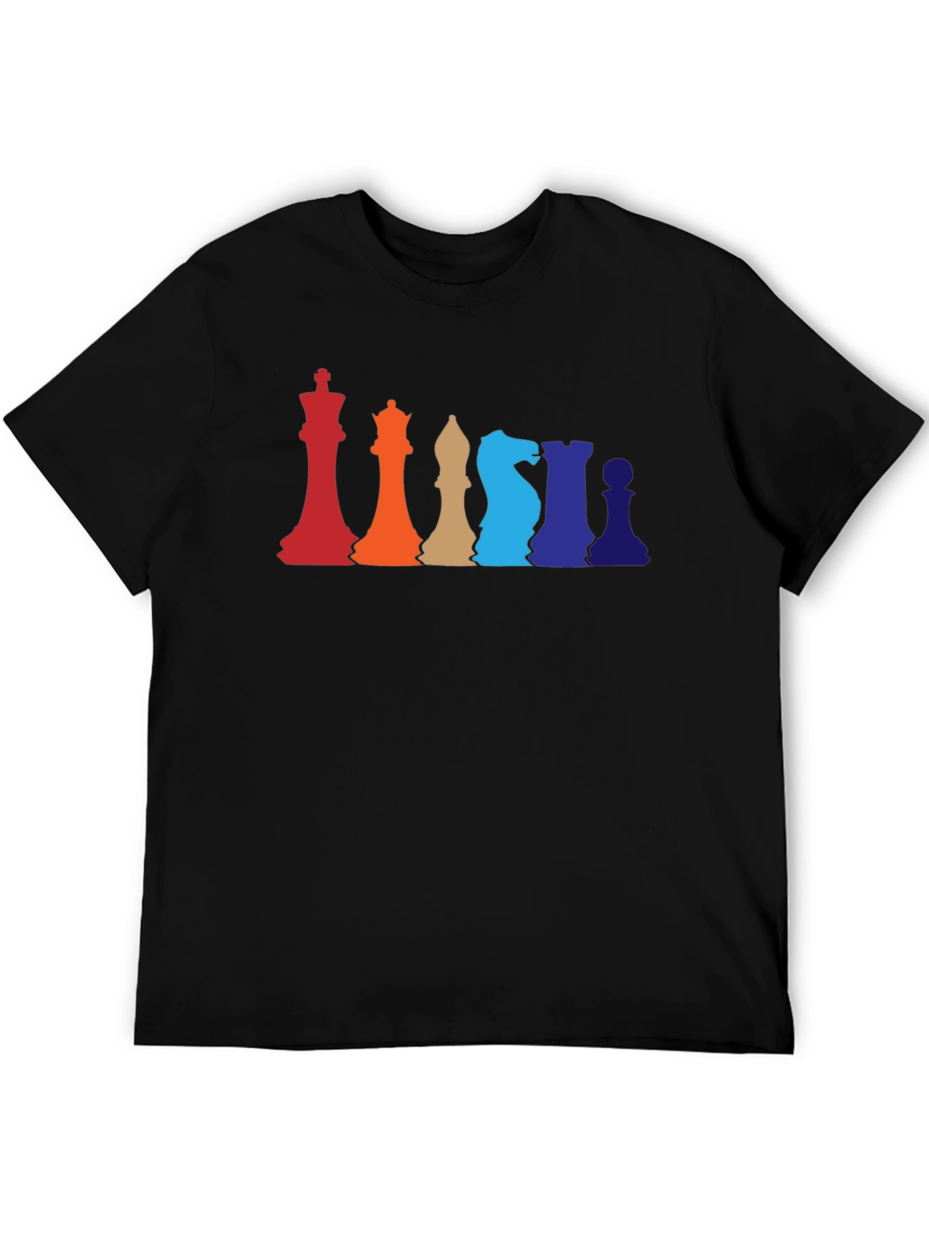 Colorful Chess Piece T-Shirt