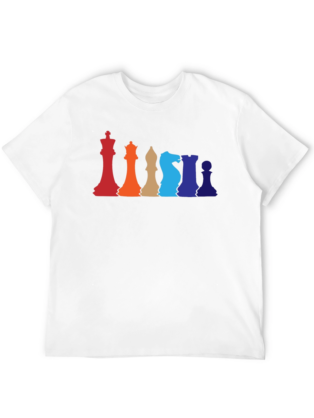 Colorful Chess Piece T-Shirt