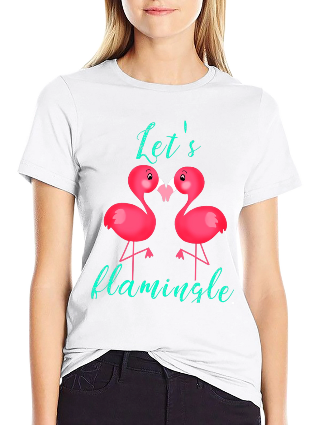 Lets Flamingle Graphic Tee