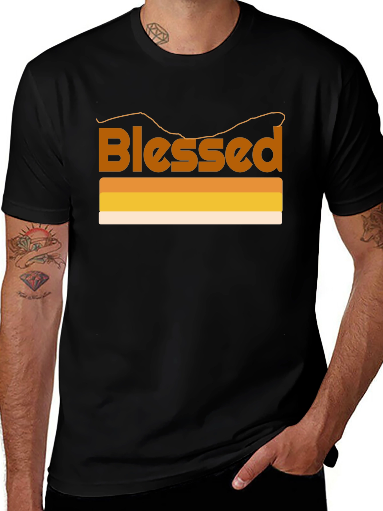 Blessed Graphic T-Shirt - Retro Style