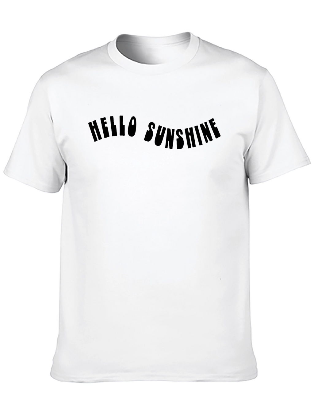 Hello Sunshine Graphic Tee - Black