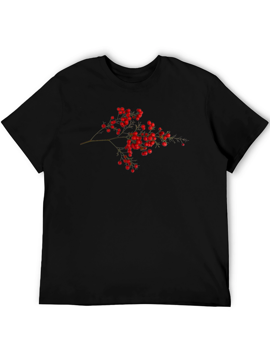 Berry Branch Black T-Shirt