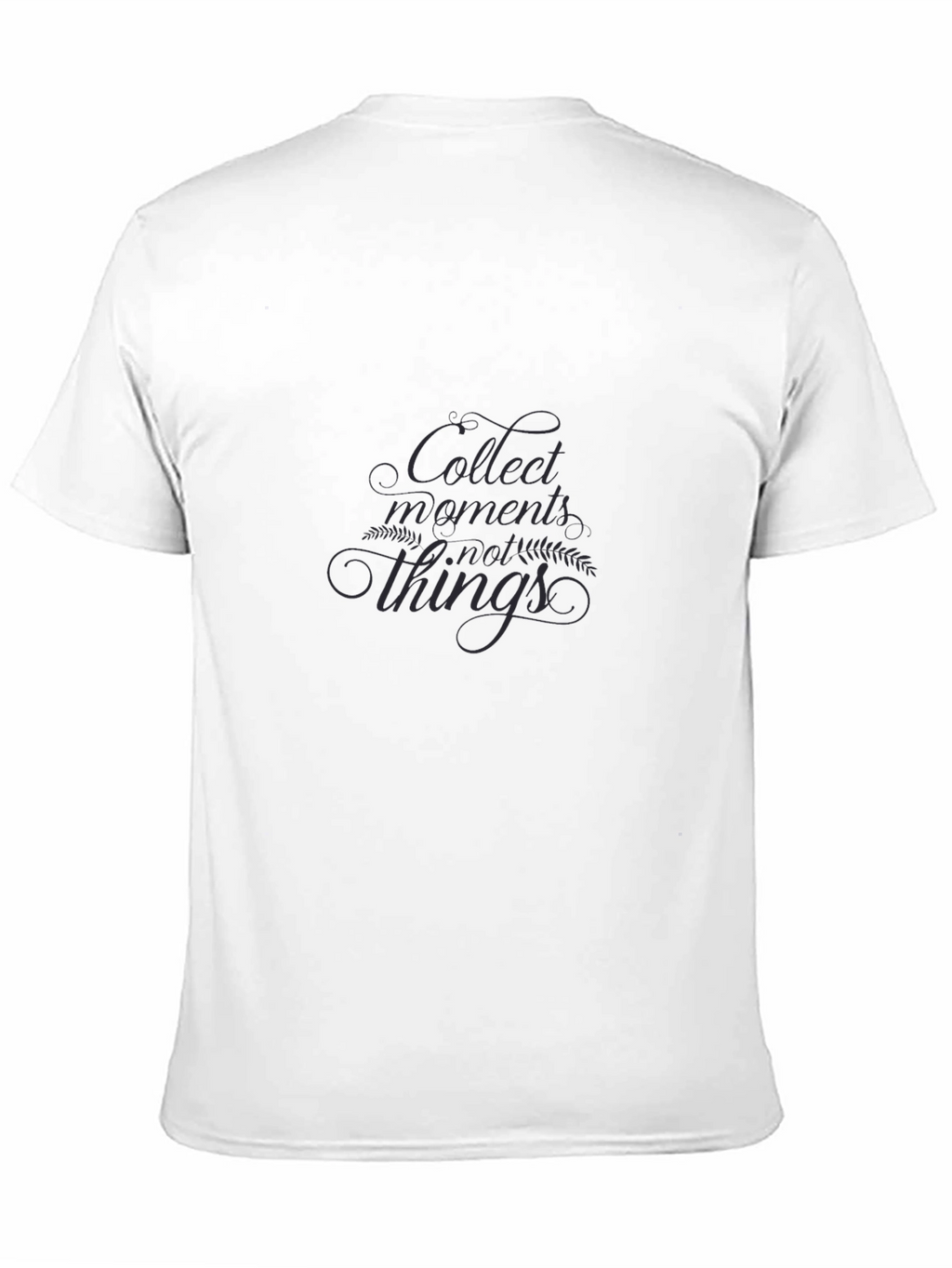 Collect Moments Tee - Stylish Black Graphic T-Shirt