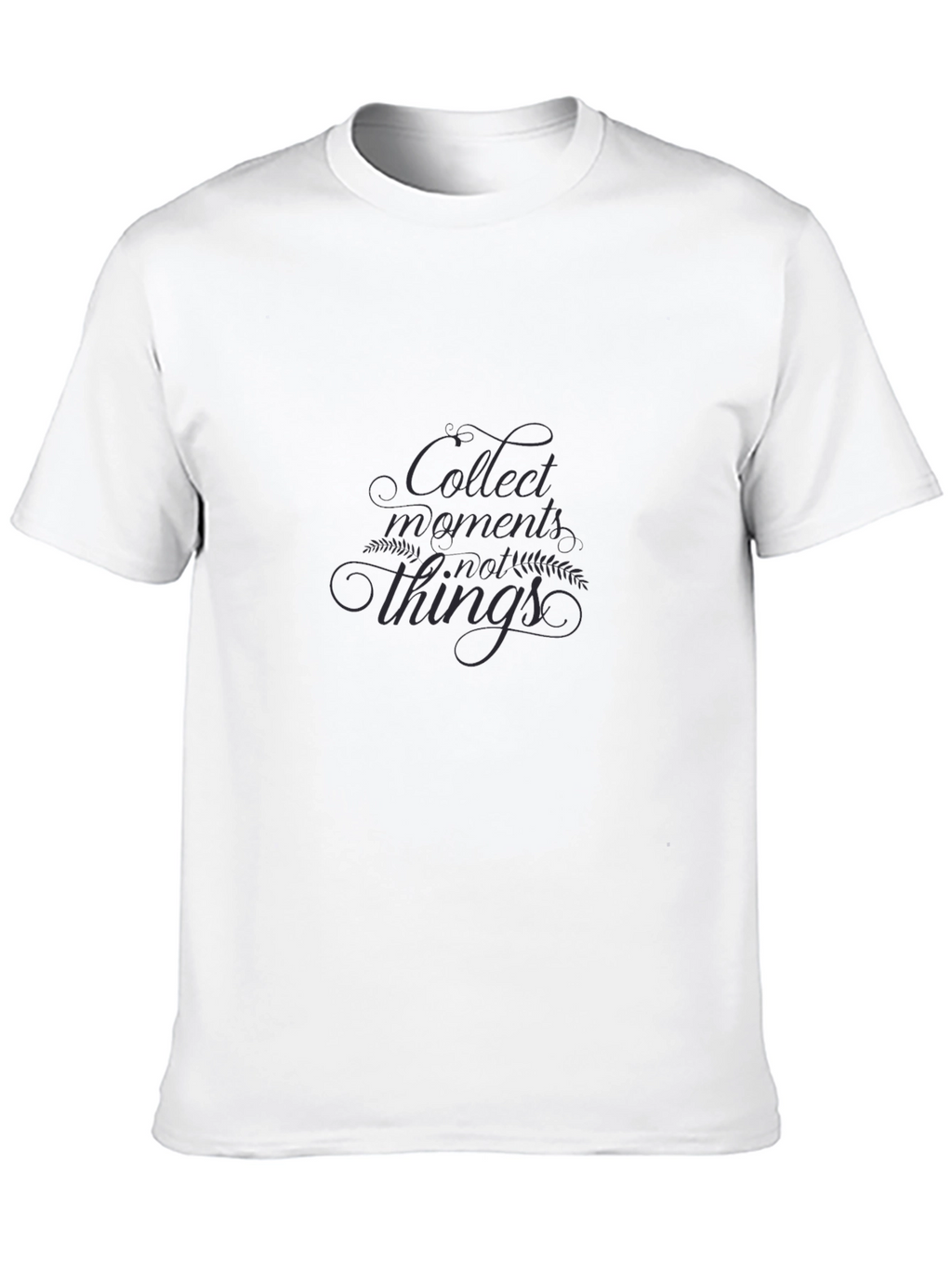 Collect Moments Tee - Stylish Black Graphic T-Shirt