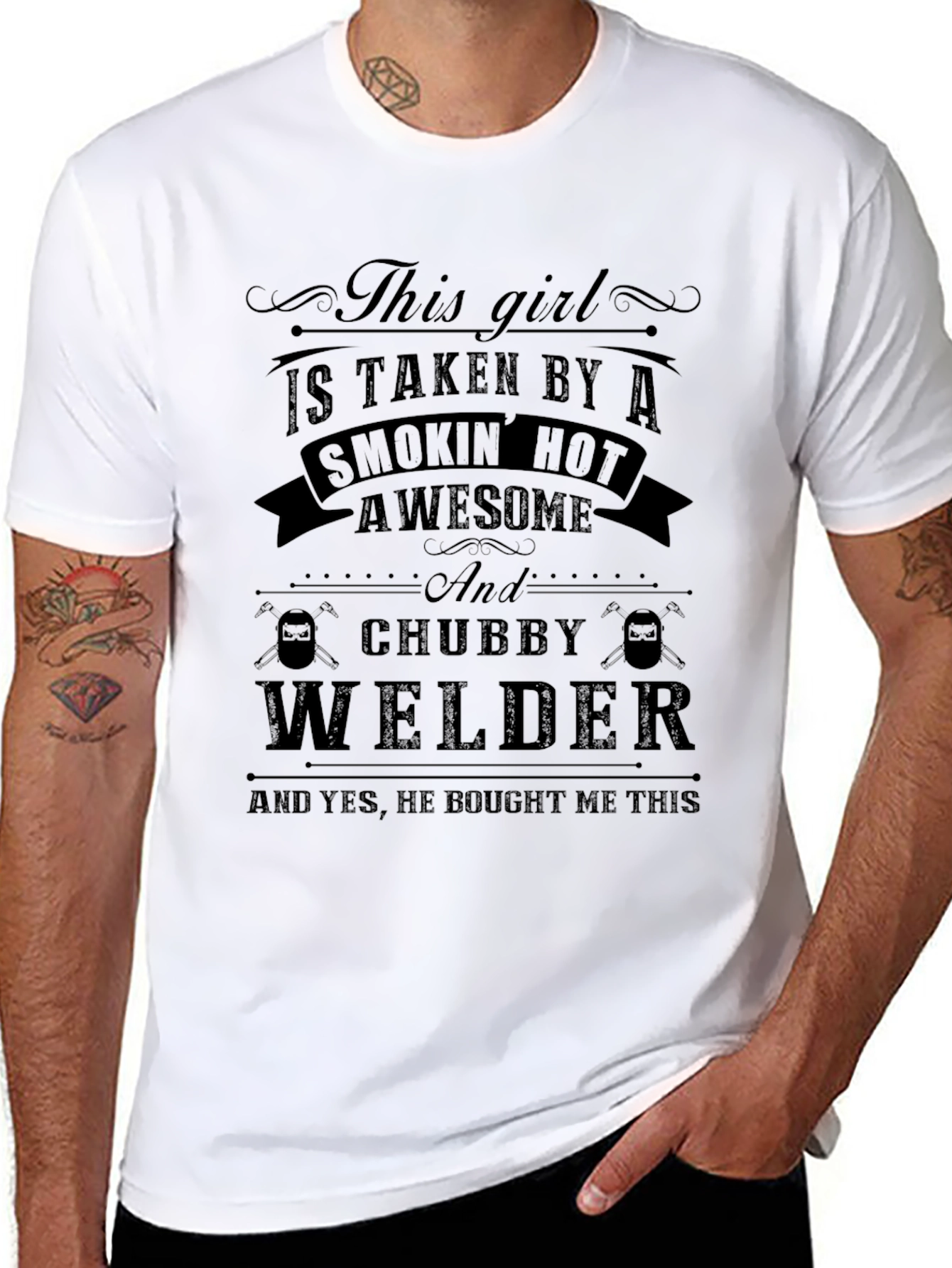 This Girl Is Taken By A Welder T-Shirt