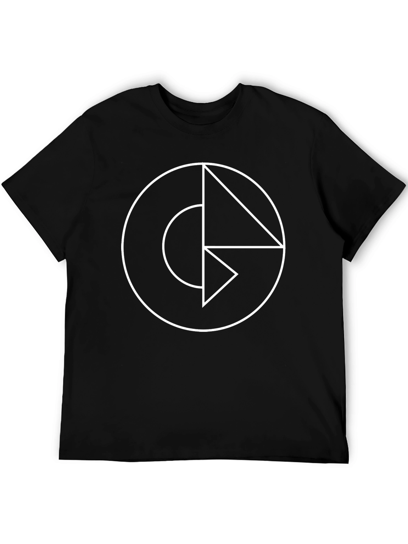 Geometric Circle Graphic T-Shirt - Modern Minimalist Design