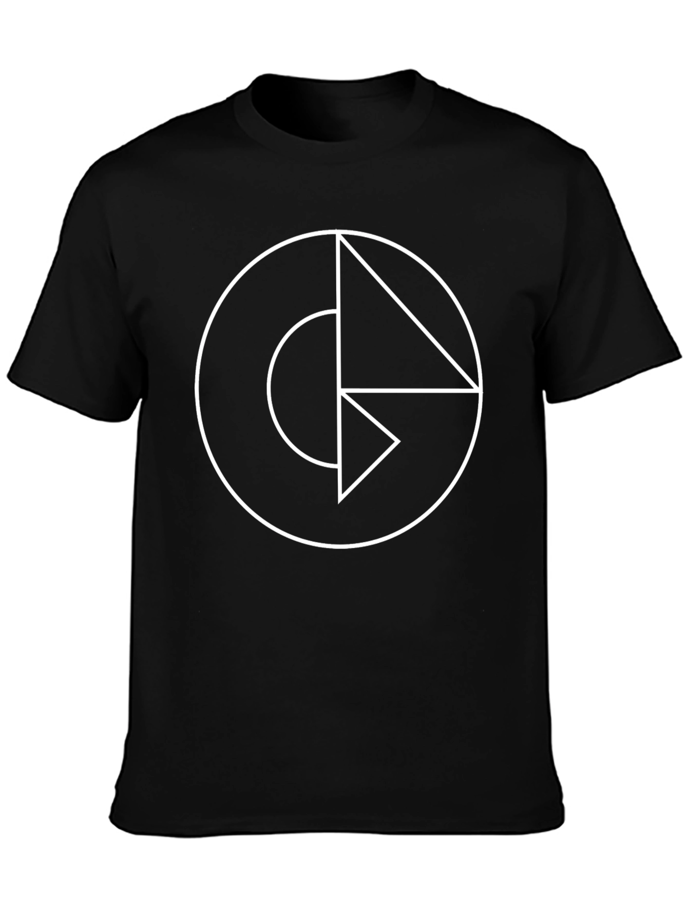 Geometric Circle Graphic T-Shirt - Modern Minimalist Design