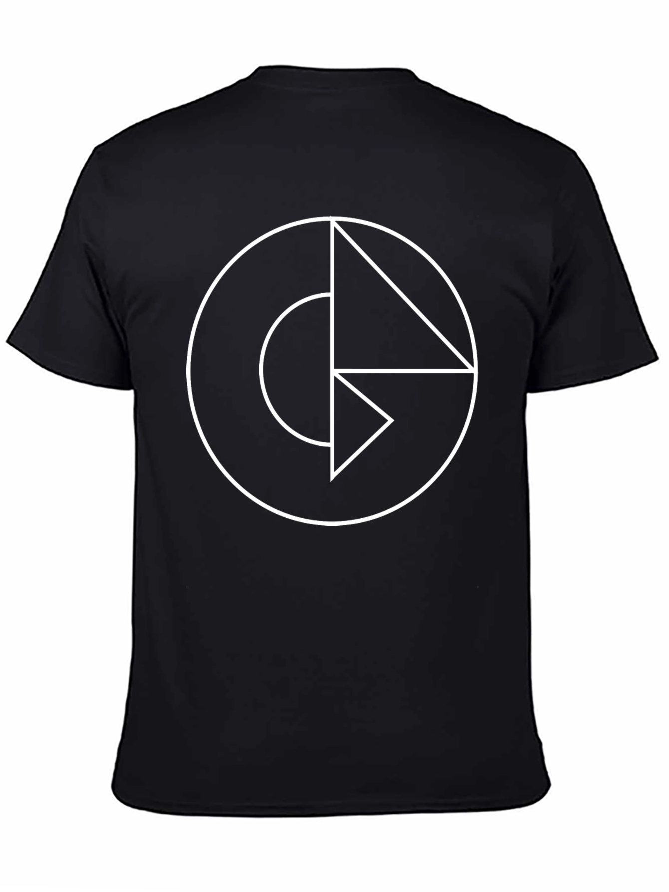 Geometric Circle Graphic T-Shirt - Modern Minimalist Design