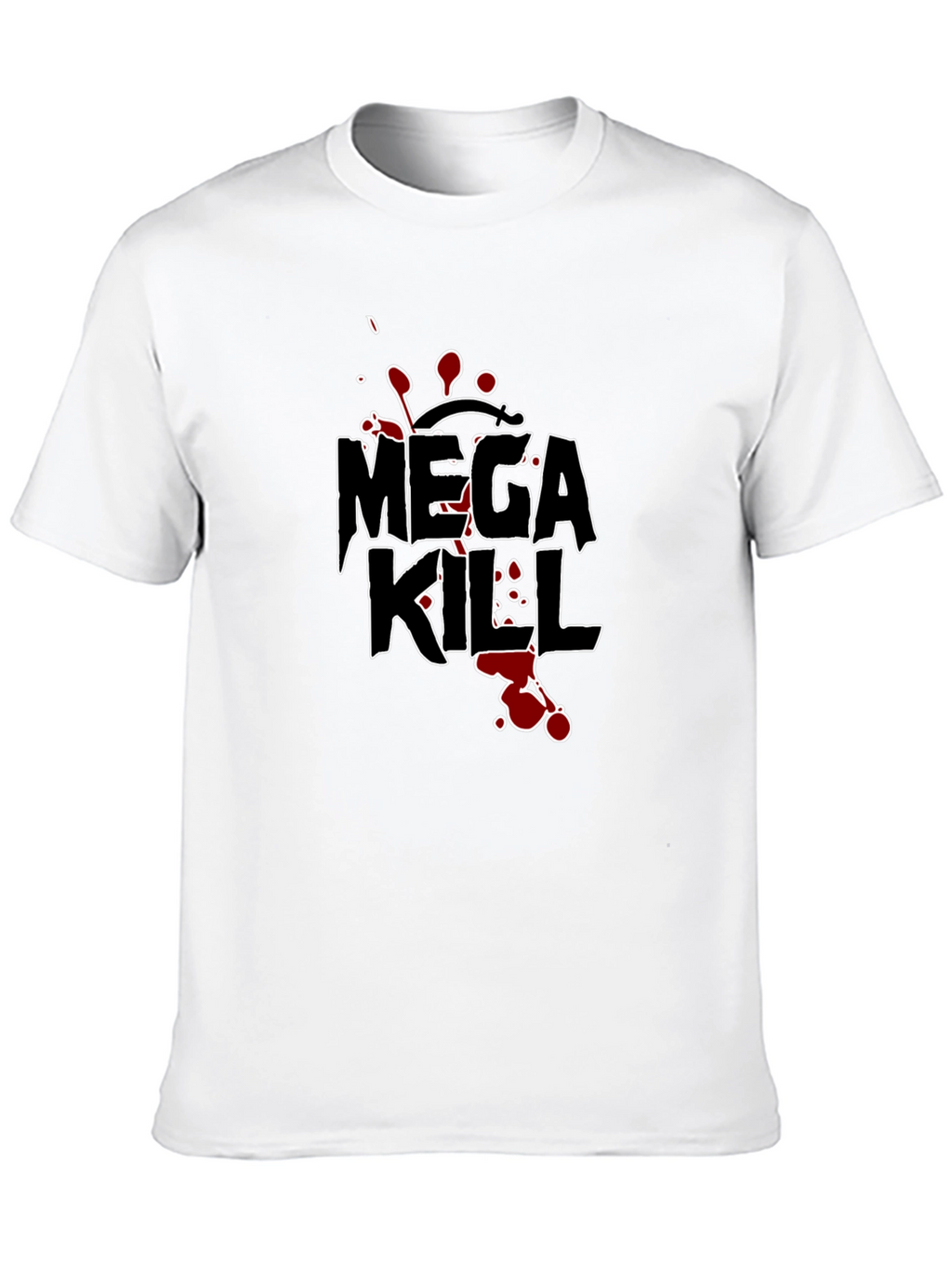 Mega Kill Graphic Tee - Black Cotton T-Shirt