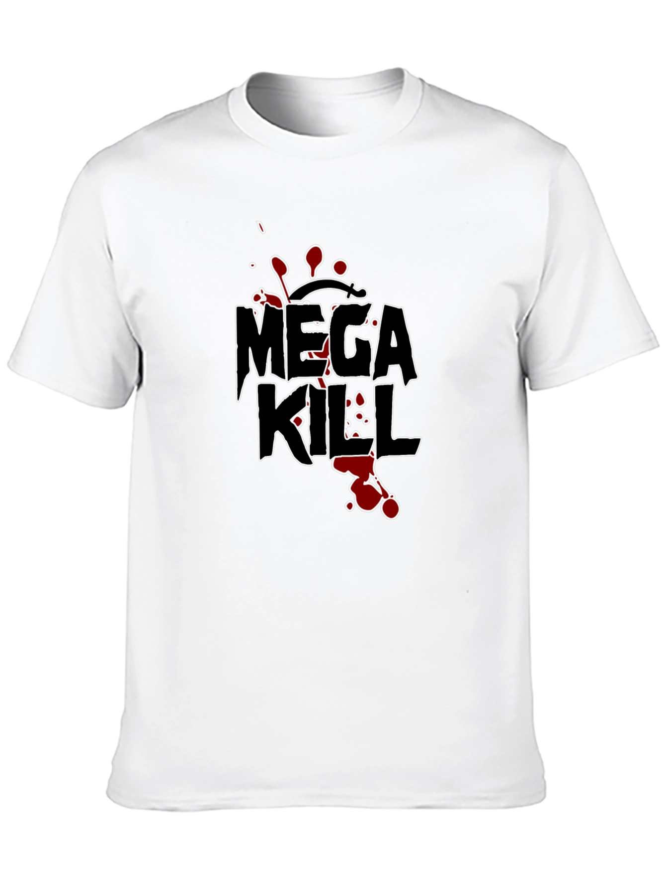 Mega Kill Graphic Tee - Black Cotton T-Shirt