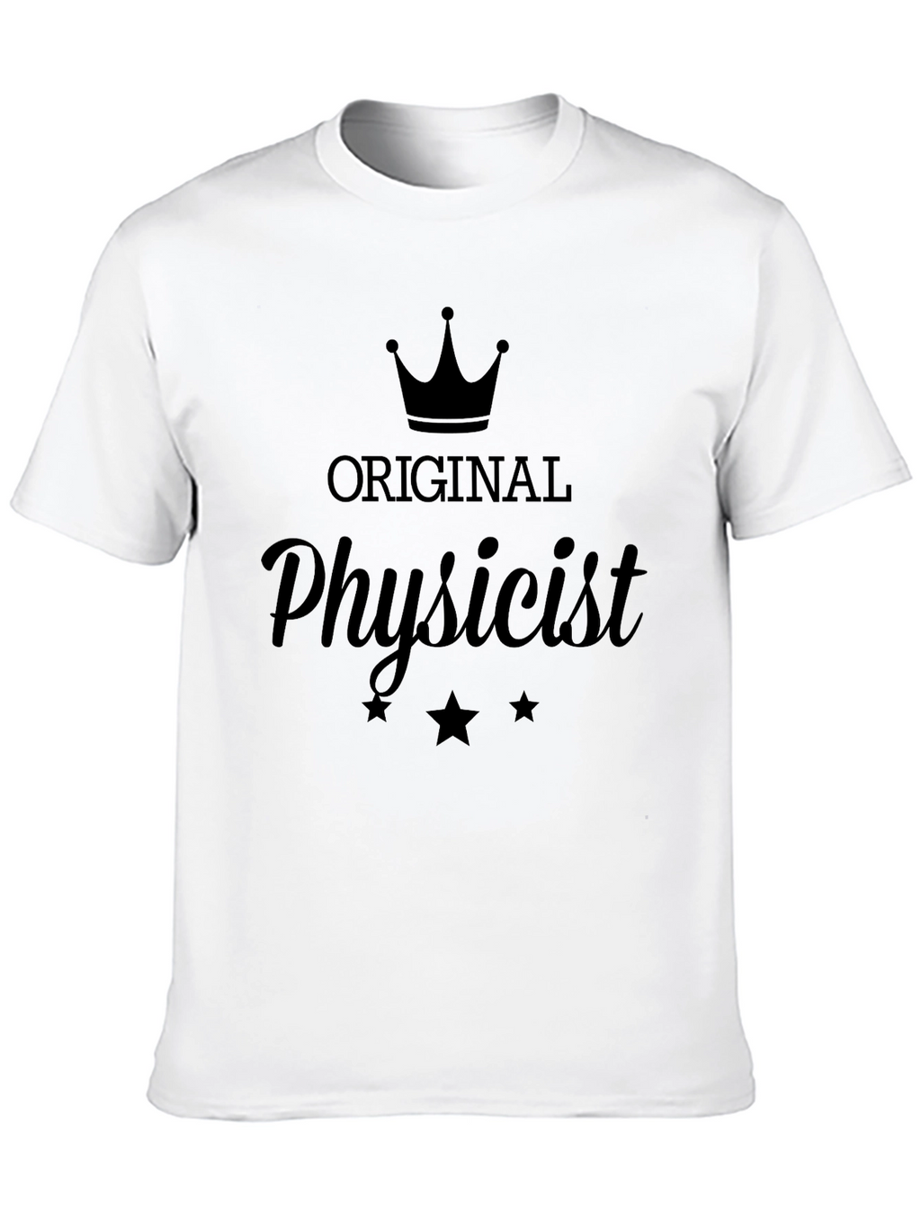 Original Physicist Graphic Tee - Black Crew Neck