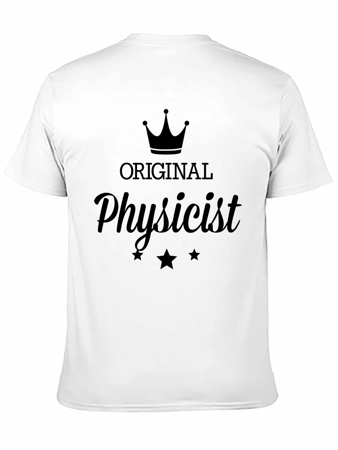Original Physicist Graphic Tee - Black Crew Neck