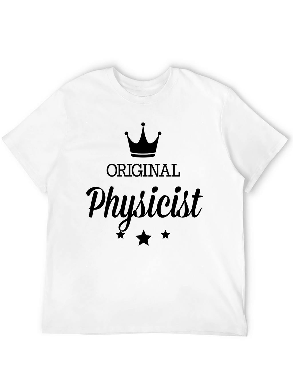 Original Physicist Graphic Tee - Black Crew Neck