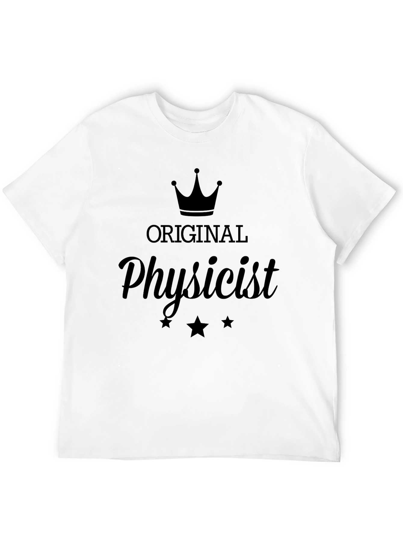 Original Physicist Graphic Tee - Black Crew Neck