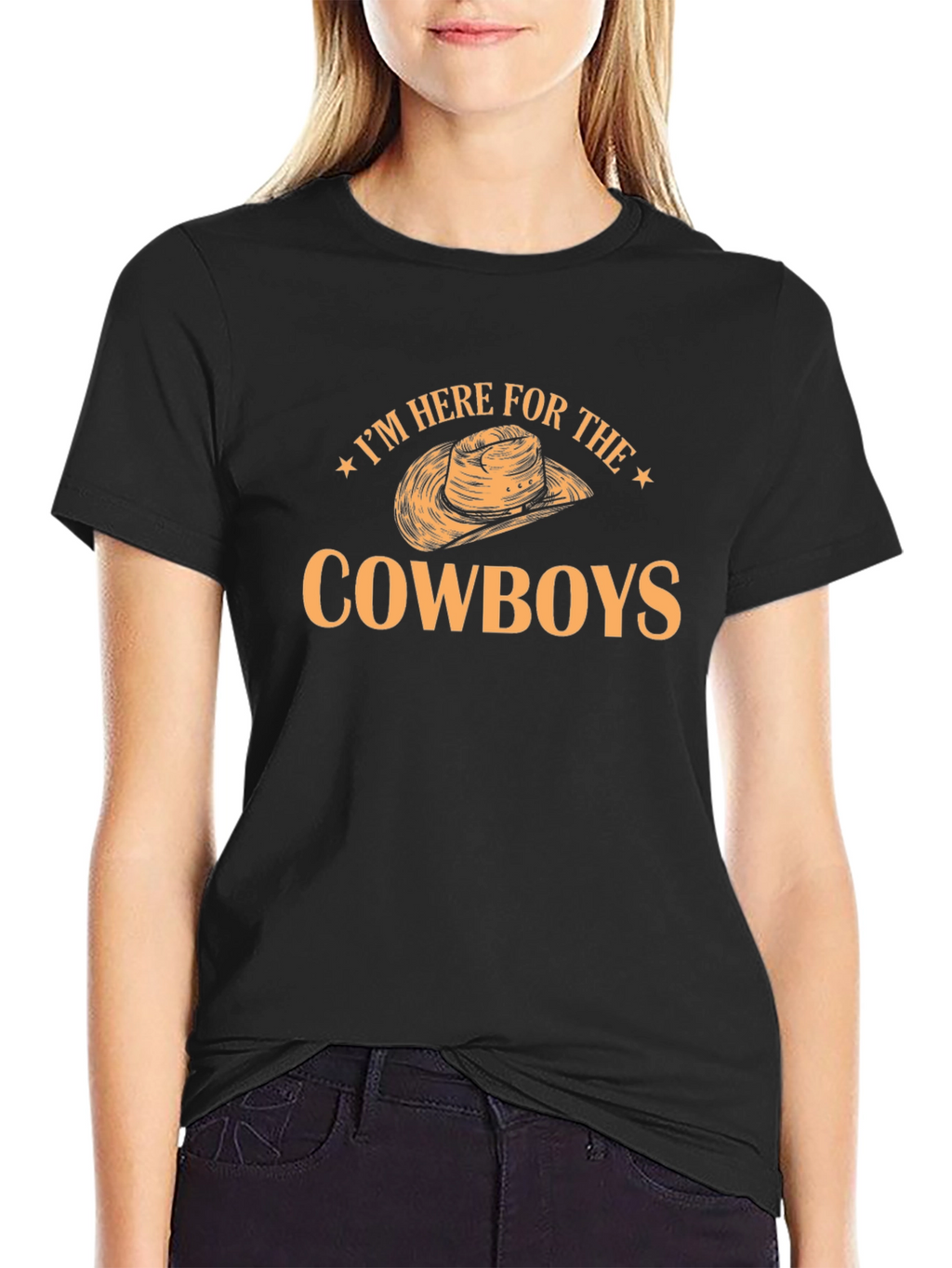 Cowboys Graphic T-Shirt - Here for the Cowboys!