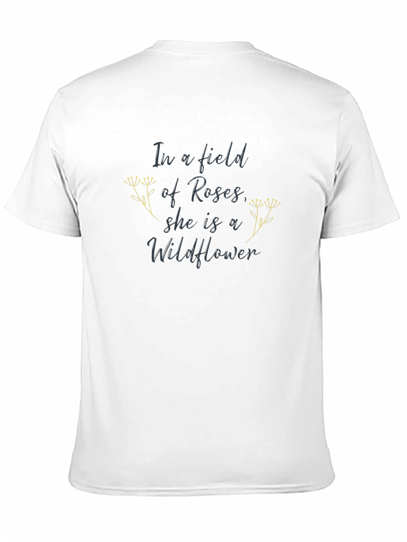 Wildflower Graphic T-Shirt - Black