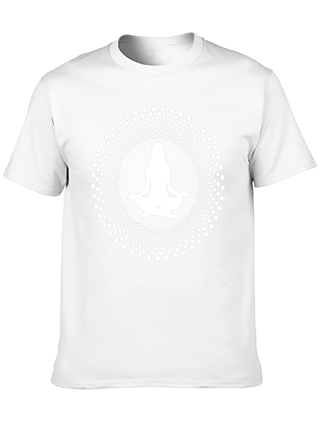 Yoga Pose Graphic Black T-Shirt