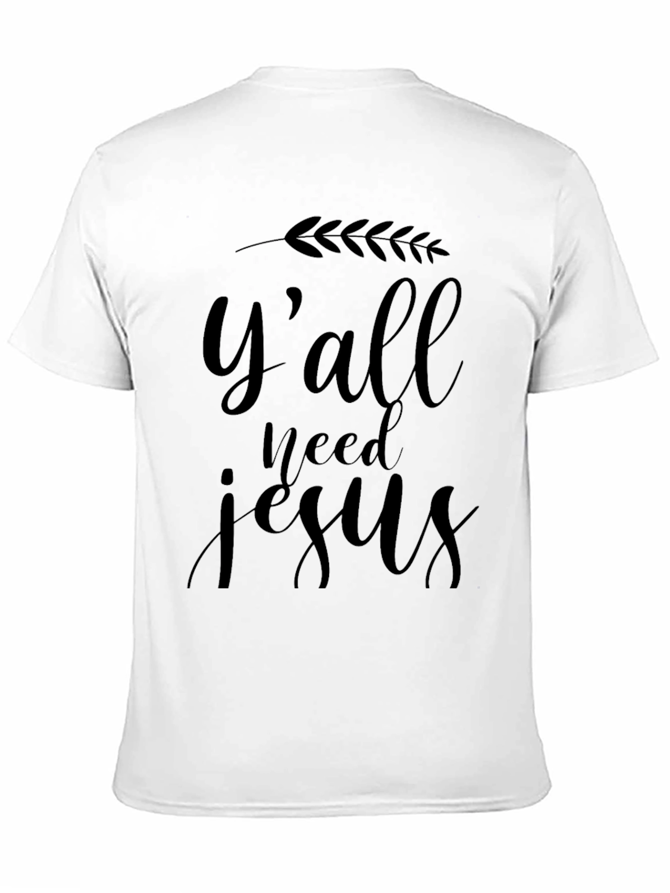 Yall Need Jesus Graphic Tee - Soft Black Shirt
