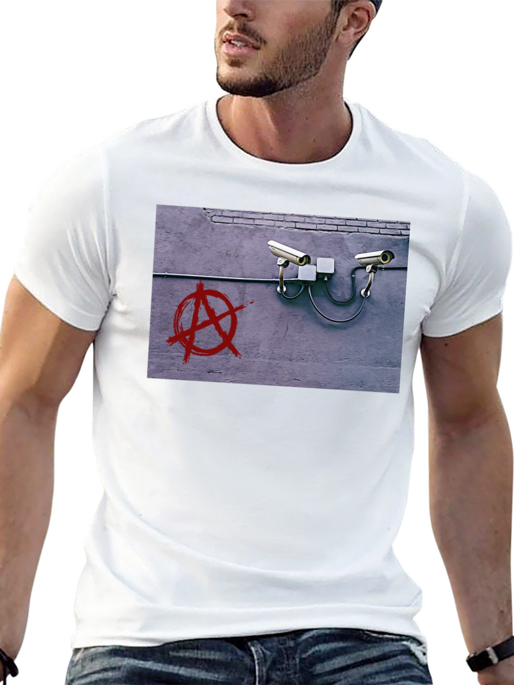 Anarchy Surveillance Tee - Street Style