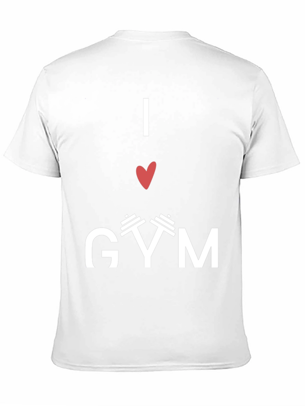 I Love Gym Black T-Shirt Fitness Workout