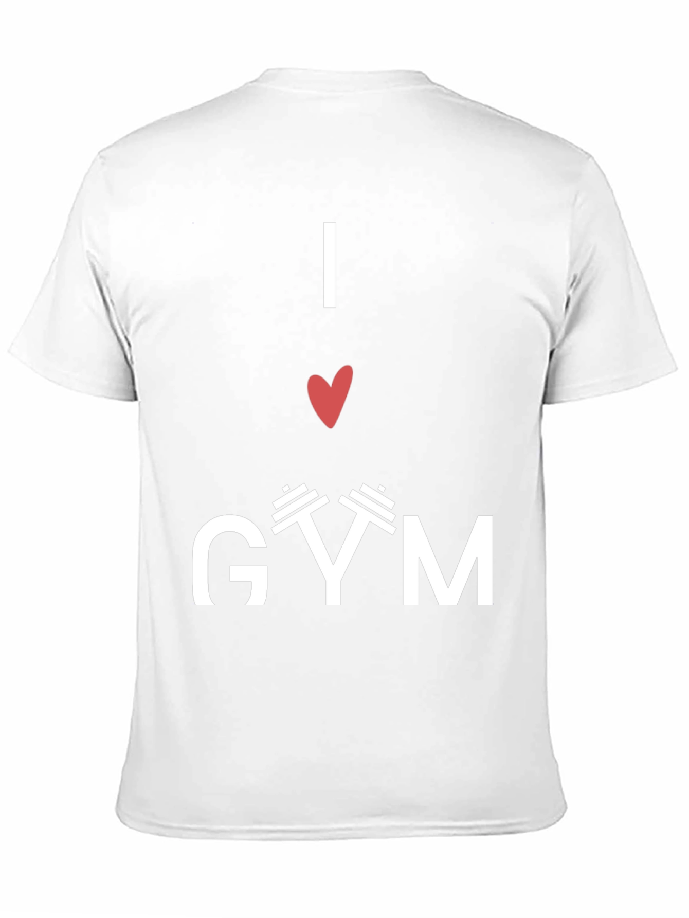 I Love Gym Black T-Shirt Fitness Workout