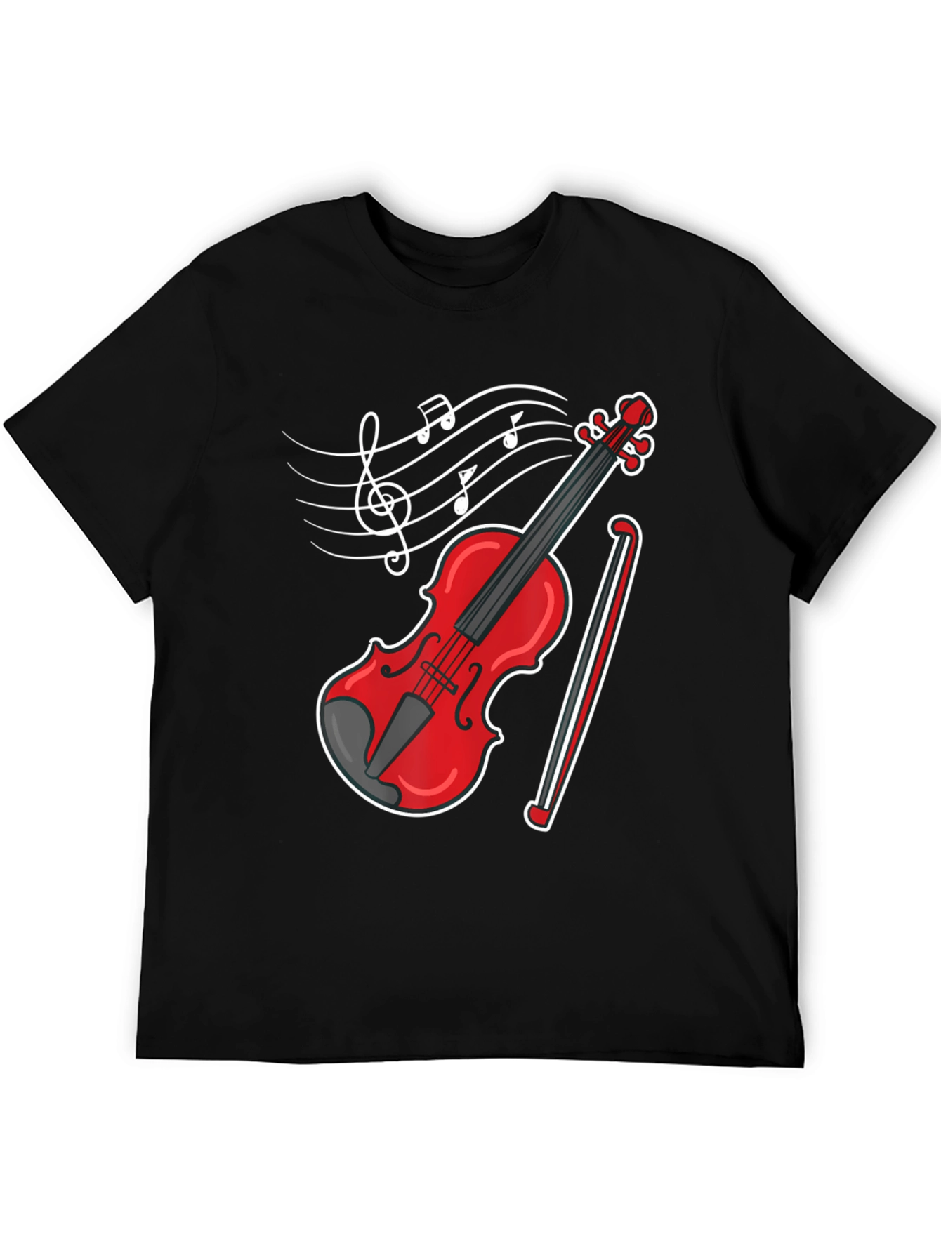 Musical Violin Graphic T-Shirt