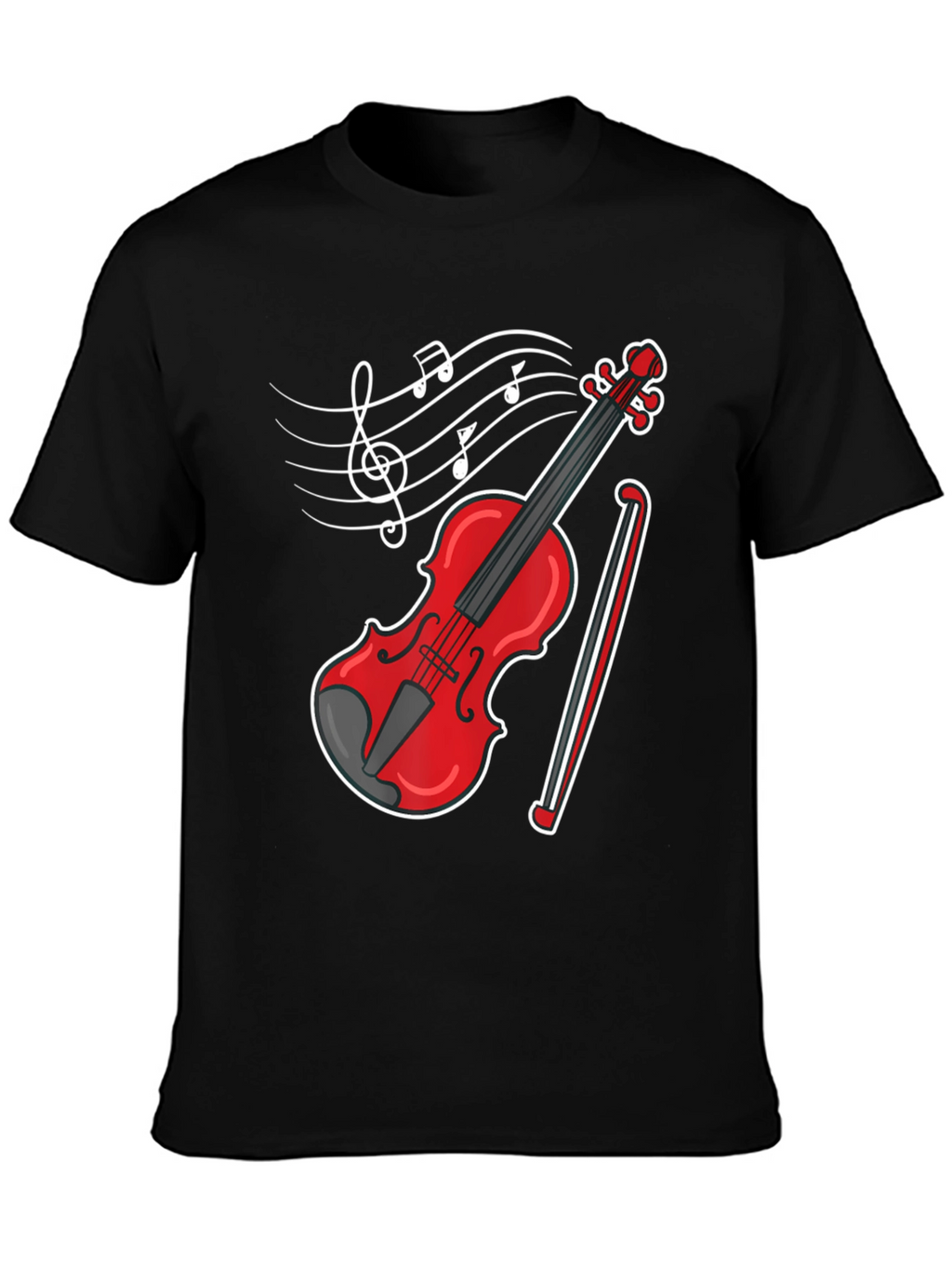 Musical Violin Graphic T-Shirt